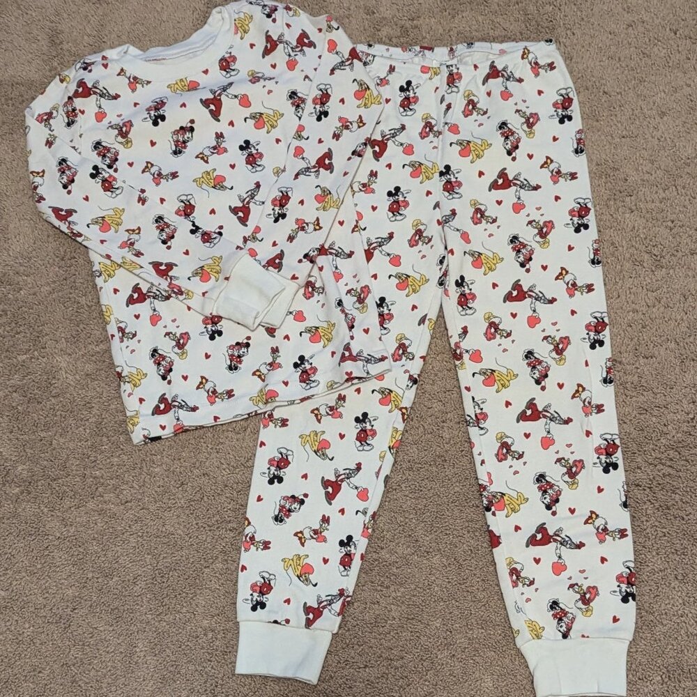 Mickey and Minnie Valentine's Day Pajamas